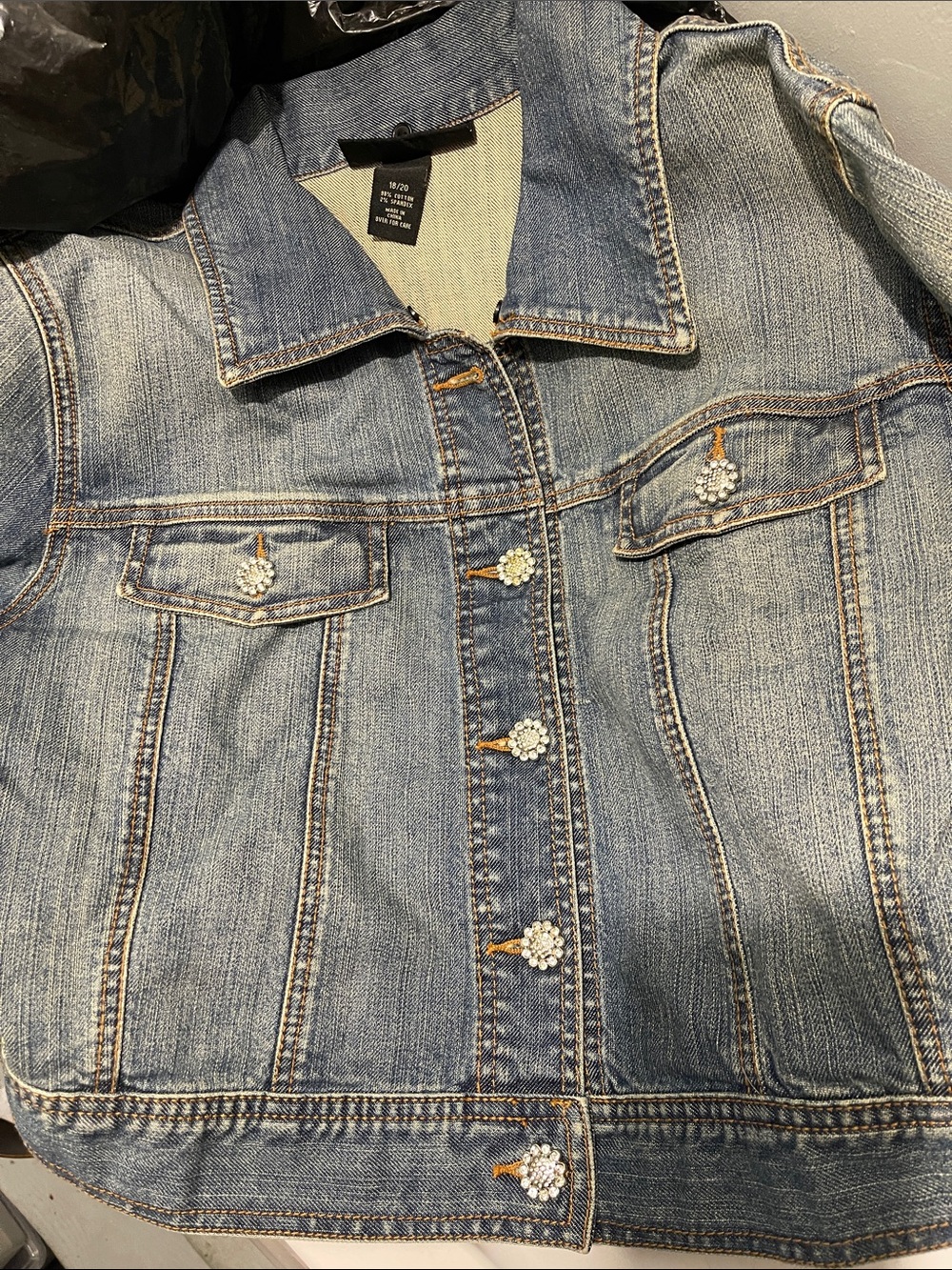 Venezia denim jacket women Size 18/20 - Picture 12 of 12
